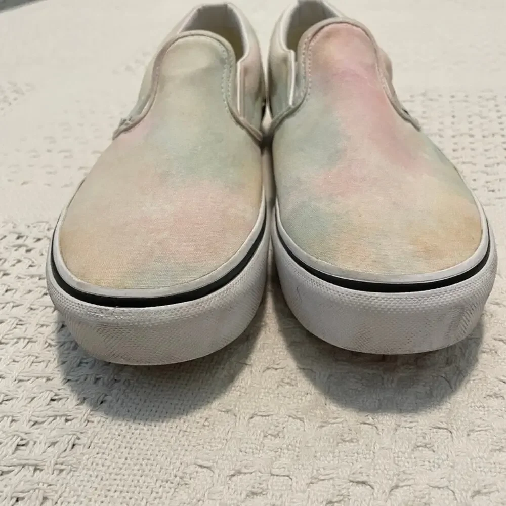 Vans 7 juniors casual slip on sneaker rainbow ombre multi color 2590 - Picture 6 of 12